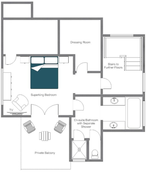 Chalet Bella Coola Verbier Floor Plan 1